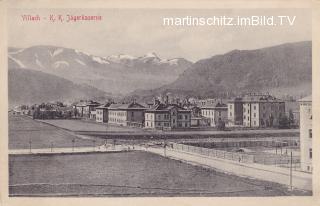 Villach K.K. Jägerkaserne  - Italiener Straße - alte historische Fotos Ansichten Bilder Aufnahmen Ansichtskarten 