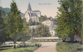 Murau mit Park - alte historische Fotos Ansichten Bilder Aufnahmen Ansichtskarten 