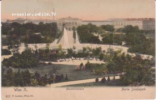 Staatsbahnhof,Maria Josefapark - Wien 10.,Favoriten - alte historische Fotos Ansichten Bilder Aufnahmen Ansichtskarten 