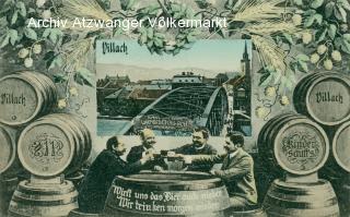 Villach Draubrücke - Kärnten - alte historische Fotos Ansichten Bilder Aufnahmen Ansichtskarten 