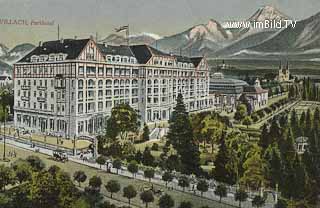 Parkhotel - Kärnten - alte historische Fotos Ansichten Bilder Aufnahmen Ansichtskarten 