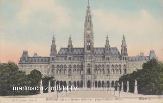 Rathaus - Wien - alte historische Fotos Ansichten Bilder Aufnahmen Ansichtskarten 