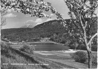 Rauschelesee mit Hochobir - Klagenfurt Land - alte historische Fotos Ansichten Bilder Aufnahmen Ansichtskarten 