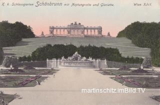 Wien, K.K. Schlossgarten Schönbrunn - Wien - alte historische Fotos Ansichten Bilder Aufnahmen Ansichtskarten 