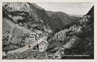 Grenzübergang Plöckenpass - Oesterreich - alte historische Fotos Ansichten Bilder Aufnahmen Ansichtskarten 