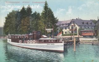 Attersee - Landungsplatz - Oesterreich - alte historische Fotos Ansichten Bilder Aufnahmen Ansichtskarten 