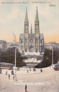 Wien, Votivkirche - Wien,Alsergrund - alte historische Fotos Ansichten Bilder Aufnahmen Ansichtskarten 