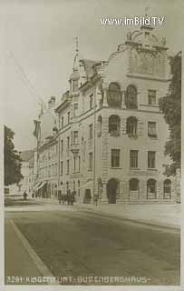 Gutenberghaus - Klagenfurt(Stadt) - alte historische Fotos Ansichten Bilder Aufnahmen Ansichtskarten 