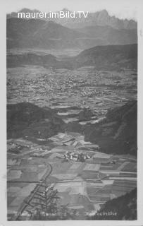 Blick von der Gerlitzen - Villach - alte historische Fotos Ansichten Bilder Aufnahmen Ansichtskarten 