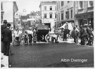 Hauptplatz Straßenerneuerung - Villach - alte historische Fotos Ansichten Bilder Aufnahmen Ansichtskarten 