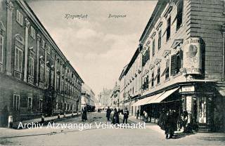 Klagenfurt Burggasse - alte historische Fotos Ansichten Bilder Aufnahmen Ansichtskarten 