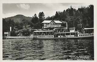 Strandhotel Wienerheim - Klagenfurt Land - alte historische Fotos Ansichten Bilder Aufnahmen Ansichtskarten 