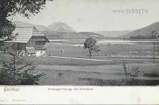 Pressegger See - Oesterreich - alte historische Fotos Ansichten Bilder Aufnahmen Ansichtskarten 