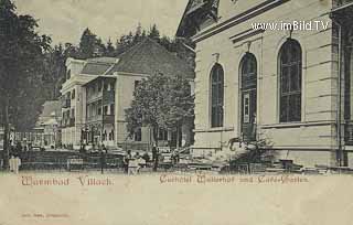 Warmbad Villach - alte historische Fotos Ansichten Bilder Aufnahmen Ansichtskarten 