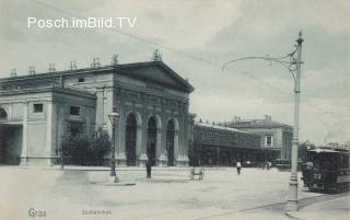 Graz Südbahnhof - Steiermark - alte historische Fotos Ansichten Bilder Aufnahmen Ansichtskarten 