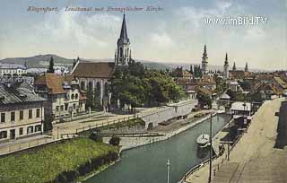 Lendkanal mit evengelischer Kirche - alte historische Fotos Ansichten Bilder Aufnahmen Ansichtskarten 