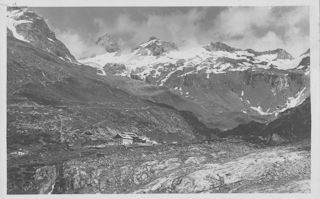 Berlinerhütte gegen Feldkopf, Zillertal - alte historische Fotos Ansichten Bilder Aufnahmen Ansichtskarten 