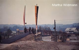 Tschinowitsch, Zündhölzlbrücke über die Gail - Oesterreich - alte historische Fotos Ansichten Bilder Aufnahmen Ansichtskarten 