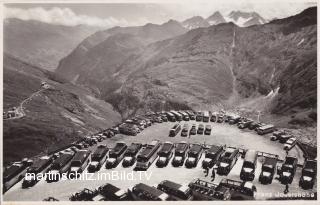 Großglockner, Parkplatz Franz-Josefshöhe - Kärnten - alte historische Fotos Ansichten Bilder Aufnahmen Ansichtskarten 