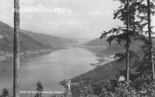 Blick auf den Ossiachersee - alte historische Fotos Ansichten Bilder Aufnahmen Ansichtskarten 