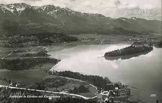 Faakersee Insel - Faak am See - alte historische Fotos Ansichten Bilder Aufnahmen Ansichtskarten 