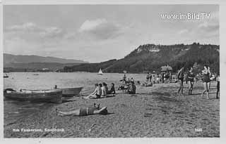 Faakersee - Sandbank - alte historische Fotos Ansichten Bilder Aufnahmen Ansichtskarten 