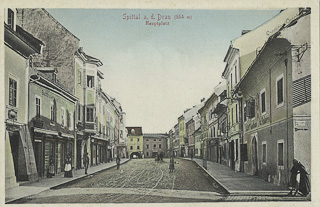 Spittal - Hauptplatz - alte historische Fotos Ansichten Bilder Aufnahmen Ansichtskarten 