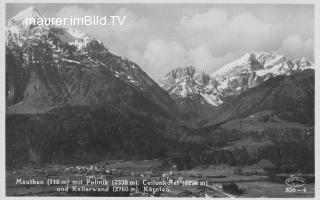 Mauthen mit Polnik - alte historische Fotos Ansichten Bilder Aufnahmen Ansichtskarten 