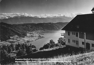 Blick auf den Ossiachersee - alte historische Fotos Ansichten Bilder Aufnahmen Ansichtskarten 