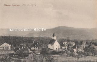 Pisweg - Ortsansicht mit Kirche - Gurk - alte historische Fotos Ansichten Bilder Aufnahmen Ansichtskarten 