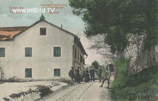 Restauration Lachonscheg (zur schönen Aussicht) - Villach - alte historische Fotos Ansichten Bilder Aufnahmen Ansichtskarten 