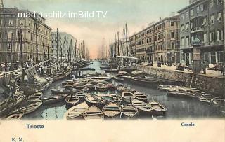 Triest, Canal Grande - alte historische Fotos Ansichten Bilder Aufnahmen Ansichtskarten 