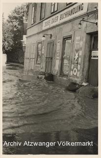 Villach Hochwasser, Draupromenade  6 - alte historische Fotos Ansichten Bilder Aufnahmen Ansichtskarten 