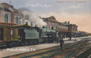 Klagenfurt Hauptbahnhof - Kärnten - alte historische Fotos Ansichten Bilder Aufnahmen Ansichtskarten 