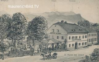 St. Martin bei Villach - Gasthof St. Anna - Villach - alte historische Fotos Ansichten Bilder Aufnahmen Ansichtskarten 