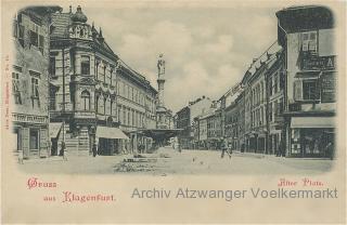 Klagenfurt, Alter Platz - Klagenfurt(Stadt) - alte historische Fotos Ansichten Bilder Aufnahmen Ansichtskarten 