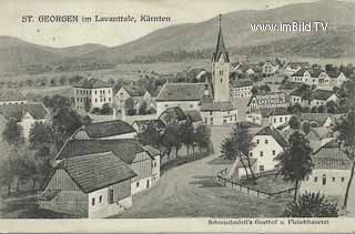 Schmiedmörtl Gasthof u. Fleischerei - Oesterreich - alte historische Fotos Ansichten Bilder Aufnahmen Ansichtskarten 