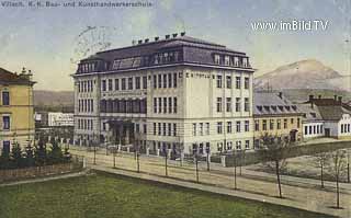 Bau- und Kunsthandwerkerschule - alte historische Fotos Ansichten Bilder Aufnahmen Ansichtskarten 