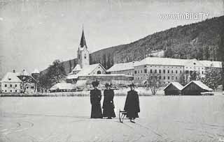 Ossiach im Winer - alte historische Fotos Ansichten Bilder Aufnahmen Ansichtskarten 