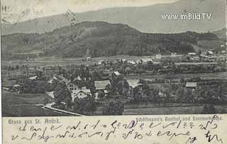 St. Andrä - Gasthaus Schöffmann - alte historische Fotos Ansichten Bilder Aufnahmen Ansichtskarten 