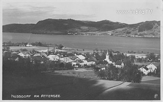 Nussdorf am Attersee - alte historische Fotos Ansichten Bilder Aufnahmen Ansichtskarten 