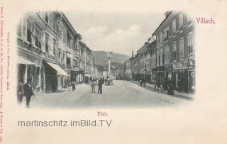 Villach Hauptplatz - Oesterreich - alte historische Fotos Ansichten Bilder Aufnahmen Ansichtskarten 