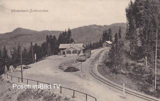 Mariazellerbahn, Winterbach Bahnhof - Scheibbs - alte historische Fotos Ansichten Bilder Aufnahmen Ansichtskarten 