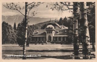 Warmbad Villach - Kurcafe - alte historische Fotos Ansichten Bilder Aufnahmen Ansichtskarten 