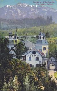 Velden, Hotel Schloß Velden - alte historische Fotos Ansichten Bilder Aufnahmen Ansichtskarten 