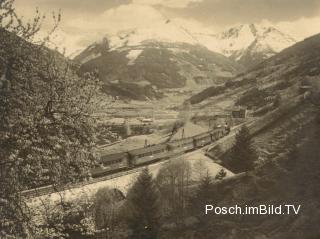 Tauernbahn Nordrampe, Bahnhof Hofgastein - Europa - alte historische Fotos Ansichten Bilder Aufnahmen Ansichtskarten 