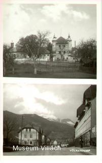 Schloss Werthenau in Völkendorf - Villach-Völkendorf - alte historische Fotos Ansichten Bilder Aufnahmen Ansichtskarten 