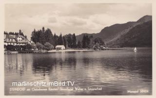 Steindorf, Strandhotel Weber und Laggnerbad - alte historische Fotos Ansichten Bilder Aufnahmen Ansichtskarten 