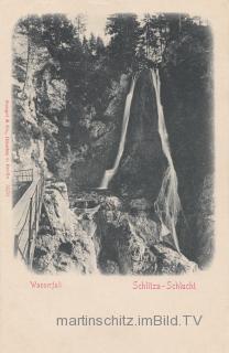 Schitza-Schlucht - Italien - alte historische Fotos Ansichten Bilder Aufnahmen Ansichtskarten 