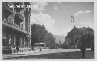 Parkhotel + evangel. Kirche - alte historische Fotos Ansichten Bilder Aufnahmen Ansichtskarten 